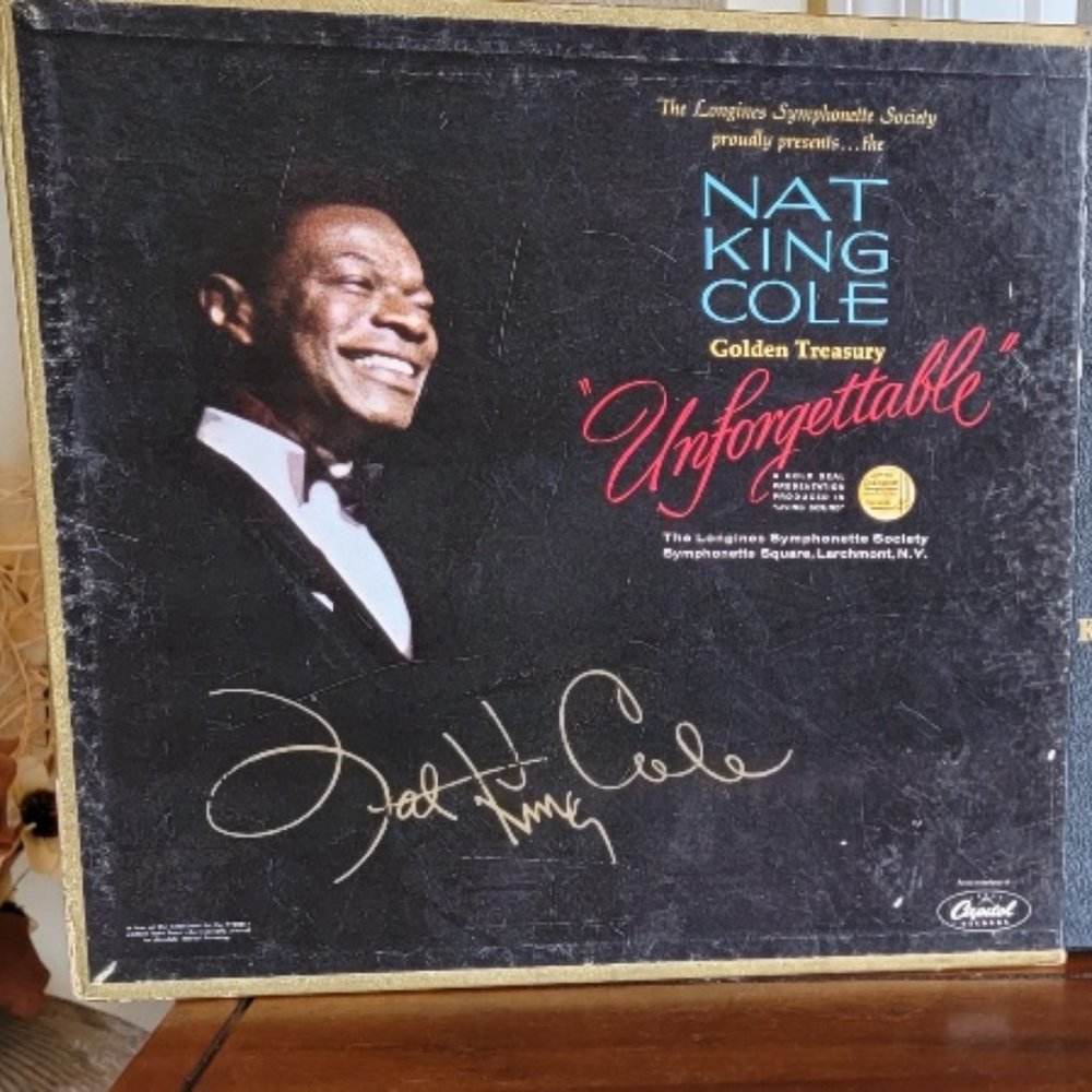 Nat King Cole Golden Treasury Unforgettable Set of 6 Records